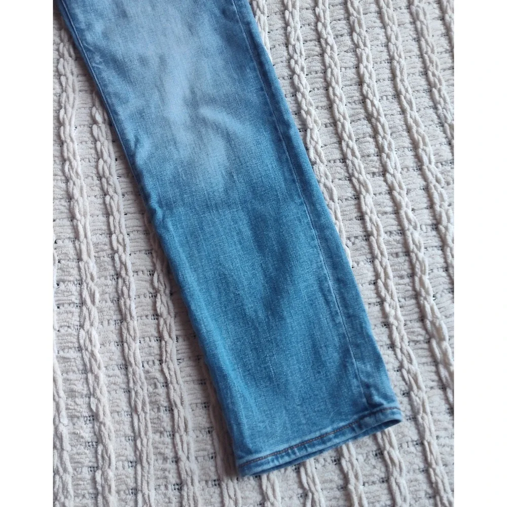 American Eagle Slim Straight Mens Jeans 28x30 Next Level Airflex Light Wash - Picture 2 of 11